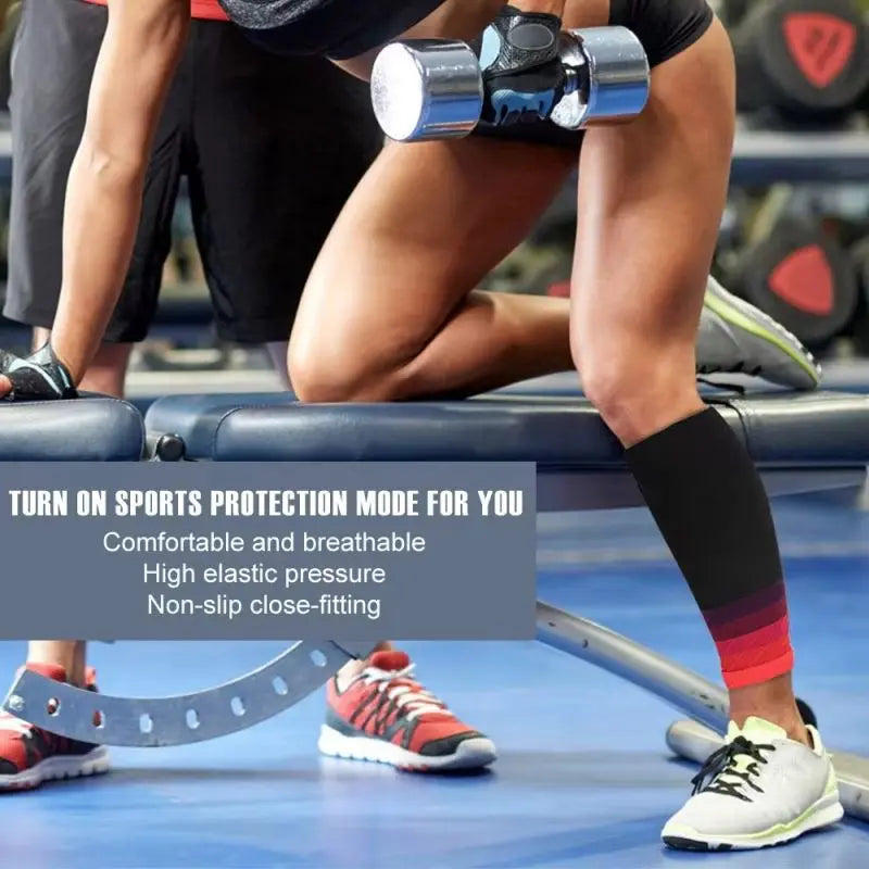 Manchons de Compression Mollet — Soutien pour la Course à Pied