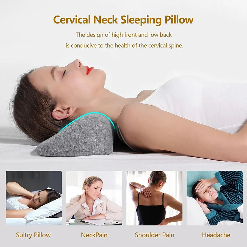 Memory Foam Cervical Pillow — Neck Comfort & Support