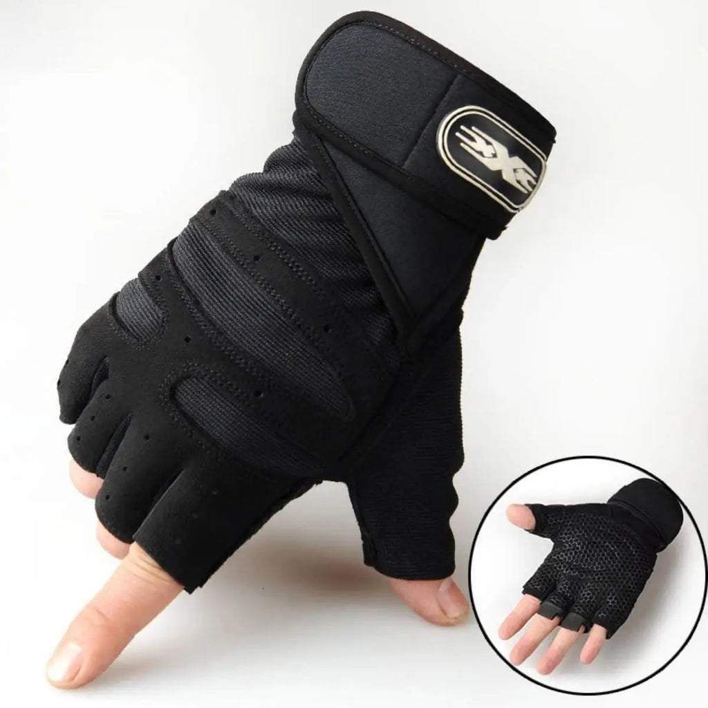 Fitness Gloves with Wrist Support — Protection & Grip