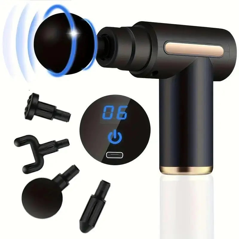 Pistolet de Massage Percussion — Récupération Musculaire Profonde