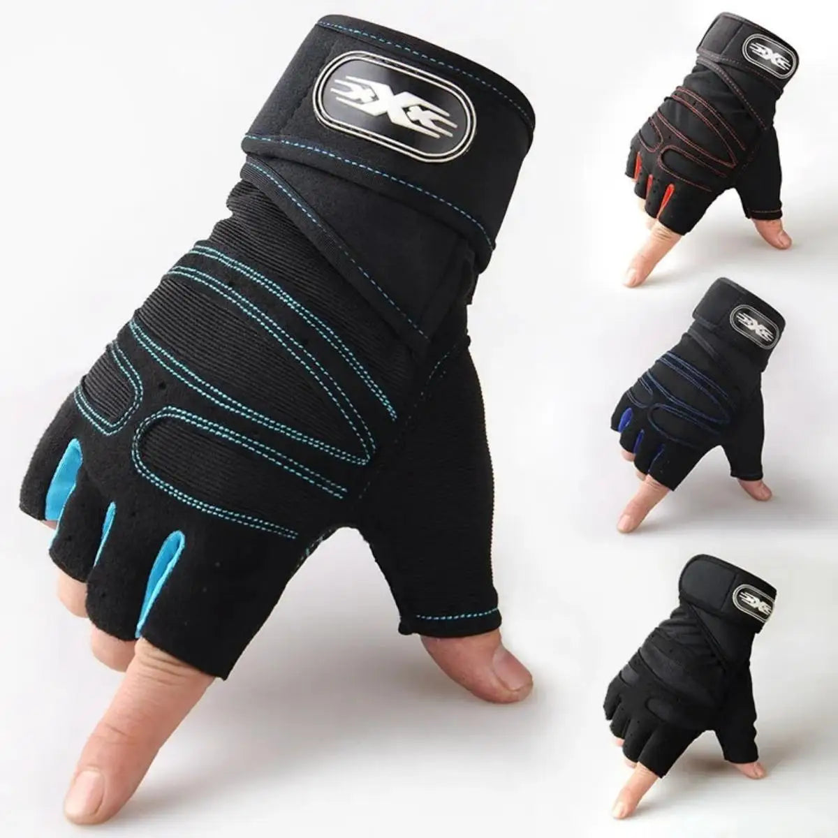 Fitness Gloves with Wrist Support — Protection & Grip