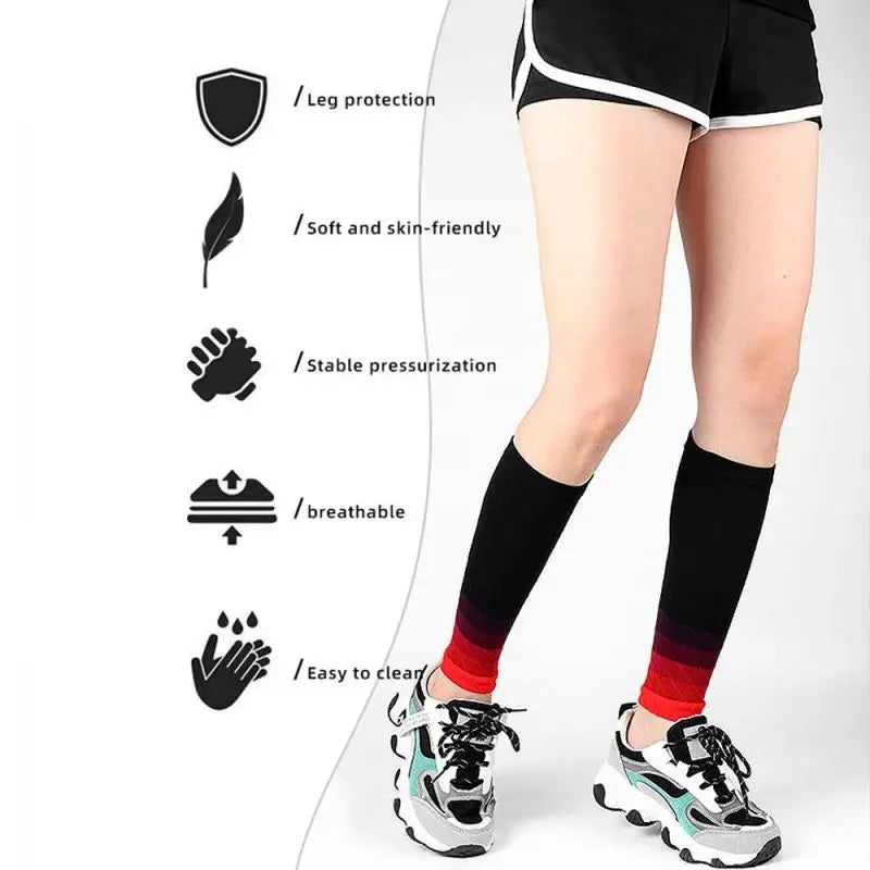Manchons de Compression Mollet — Soutien pour la Course à Pied