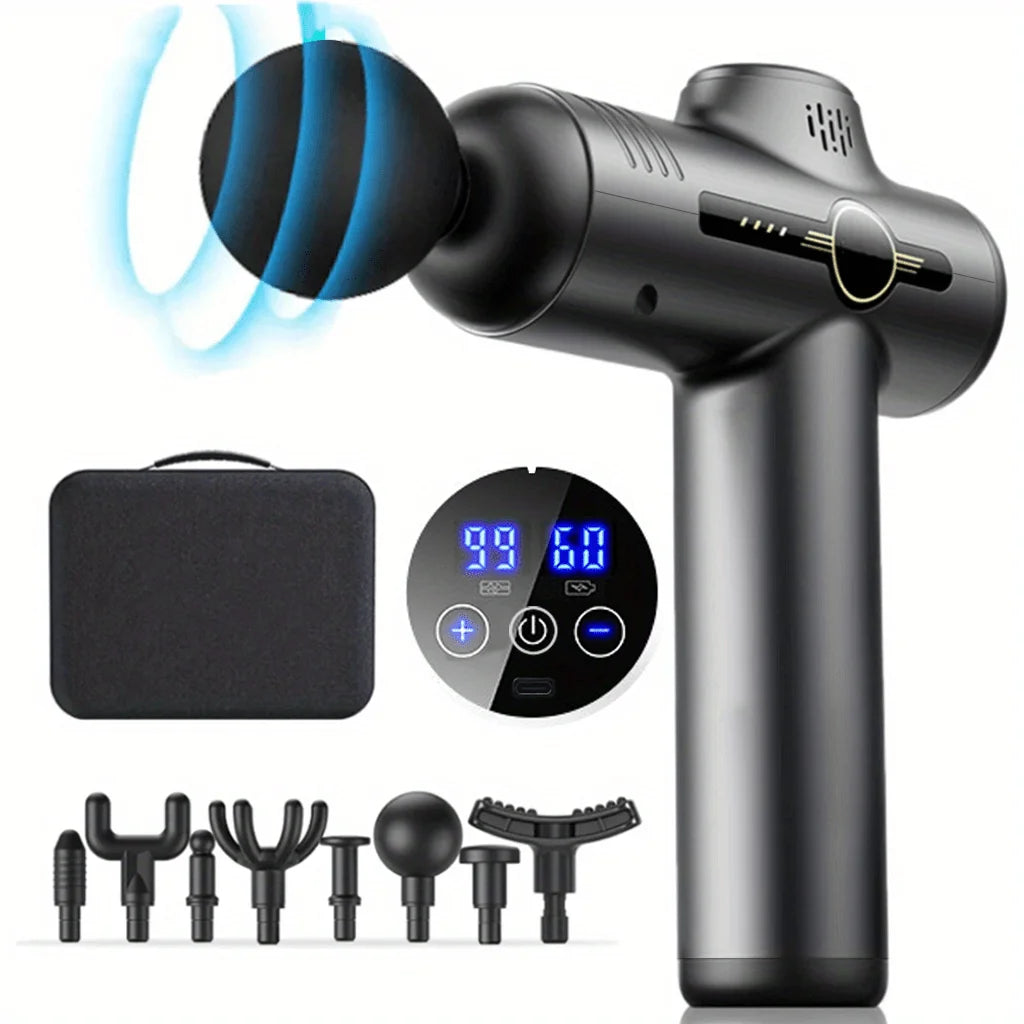 Pistolet de Massage Percussion — Récupération Musculaire Profonde