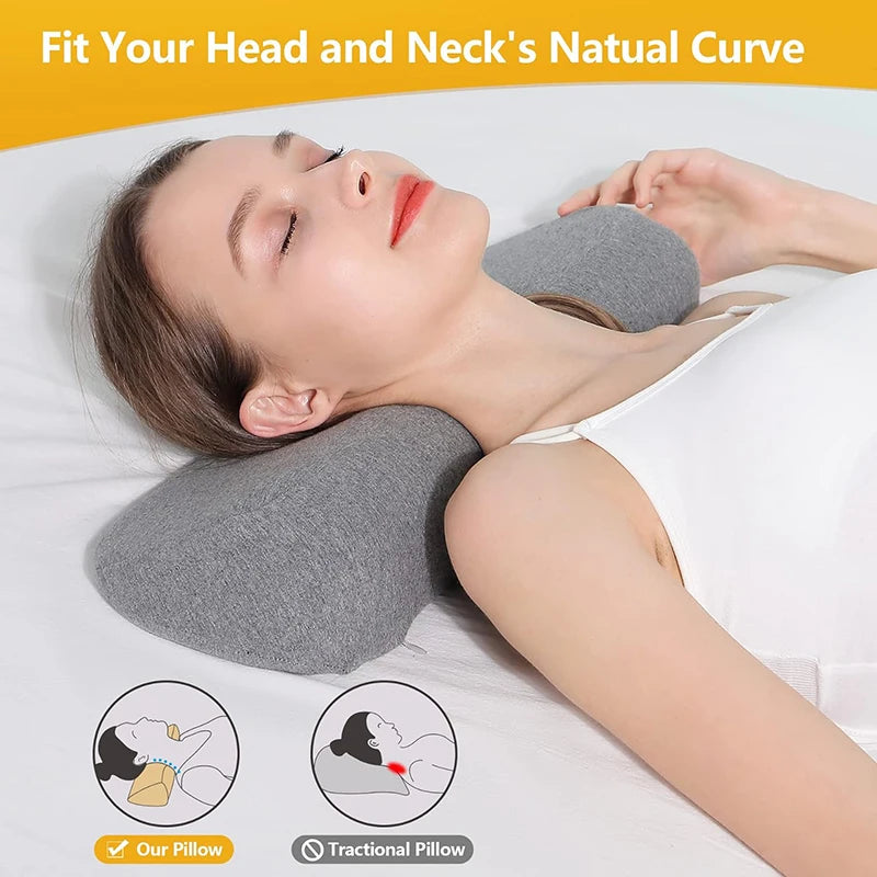 Memory Foam Cervical Pillow — Neck Comfort & Support