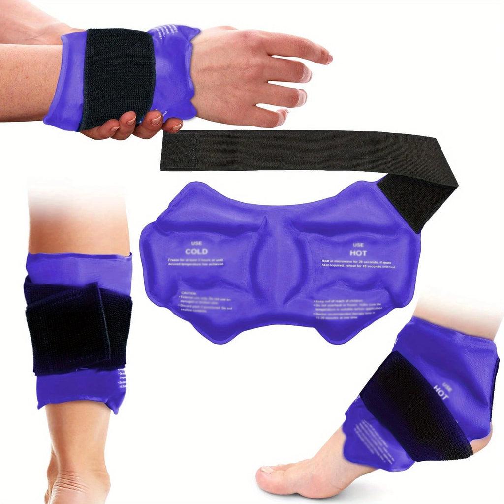 Chevillère avec Poche de Gel — Thérapie Chaud/Froid pour Blessures Sportives