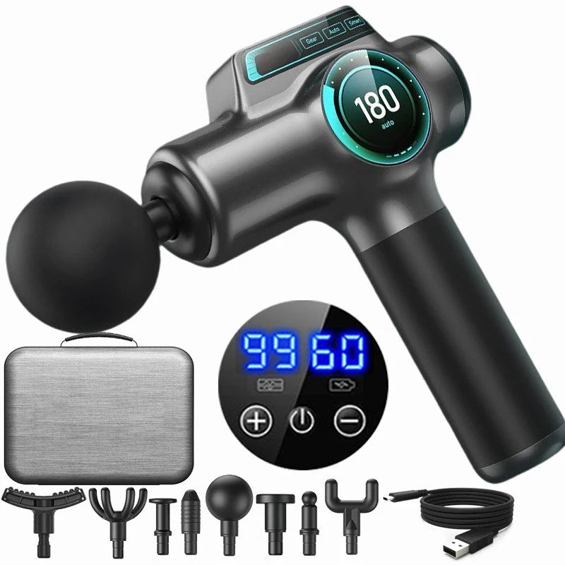 Pistolet de Massage Percussion — Récupération Musculaire Profonde