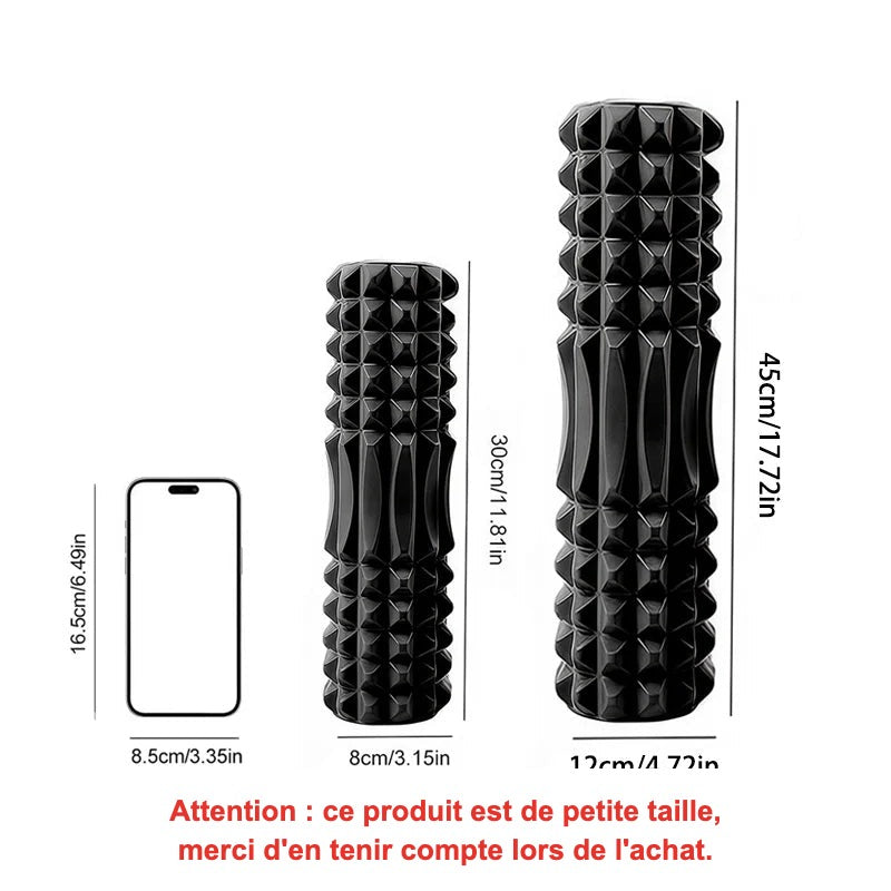 Rouleau de massage en mousse - avertissement taille (FR)