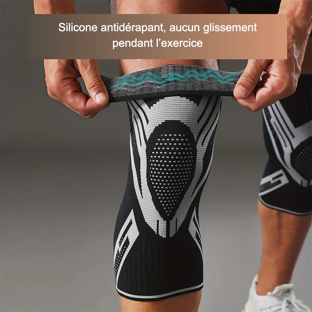 Genouillère de compression - antidérapant (FR)